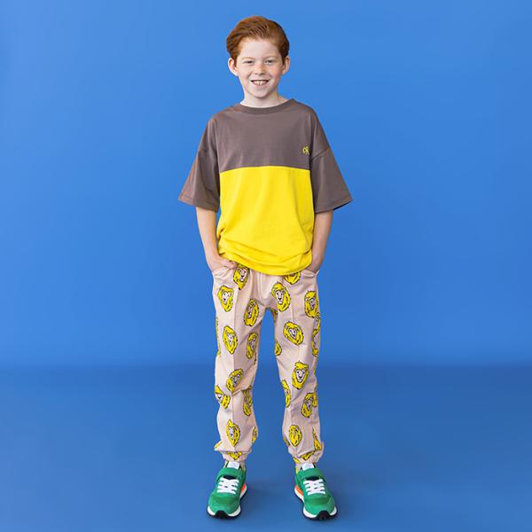 CarlijnQ カーラインク ジョガーパンツ ライオン柄 女の子 男の子 スエット素材  130c...