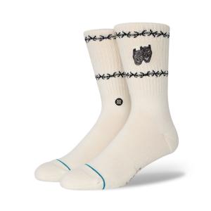 STANCE Socks LOUIE LOPEZ スタンス ソックス ルイ・ロペス ユニセックス メンズ レディース オフホワイト 靴下 ストリート スケーター スケート バスケット lou｜eco-styles-honey