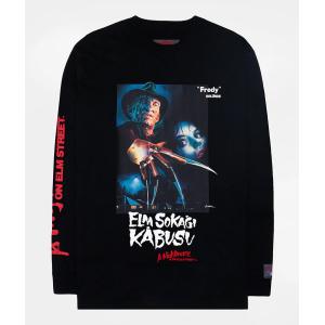 Shoe Palace  SP X NIGHTMARE ON ELM STREET SURVIVAL TEE LONG SLEEVE MENS LIFESTYLE SHIRTシューパレス x エルム街の悪夢 サバイバル ロング スリーブ ティシ｜eco-styles-honey