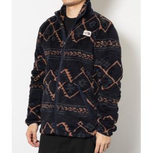 THE NORTHFACE M PRINTED CAMPUSHIRE FULL ZIP ザ ノースフェイス プリンテッド キャンプシェア フル ジップ  フリース ネイビー 紺 ジャケット メンズ レディー｜eco-styles-honey