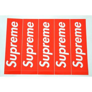 5枚セット 定番★Supreme シュプリーム ステッカー　ボックスロゴ box logo sticker｜eco-styles-honey