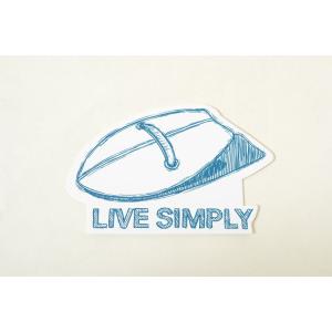 patagonia sticker パタゴニア ステッカー Live simply