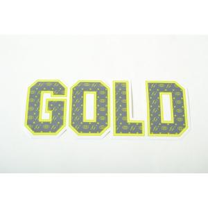 GOLD WHEELS ゴールド STICKERステッカー イエロー