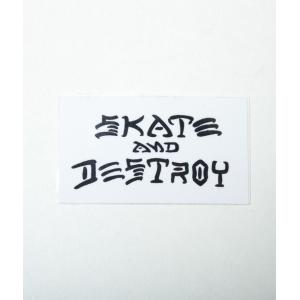 THRASHER SKATE AND DESTROY STICKERS スラッシャー スケート アンド デストロイ ステッカー ブラック