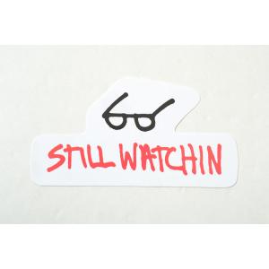 THRASHER STILL WATCHIN STICKER スラッシャー スティル ウォッチン ステッカー ホワイト