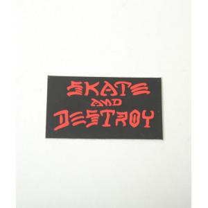 THRASHER SKATE AND DESTROY STICKERS スラッシャー SKATE AND DESTROY ステッカー ブラック
