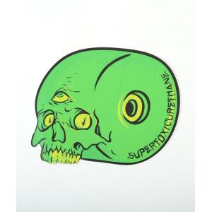 SUPER TOXIC URETHANE STICKER スーパー トキシック ウラセン ステッカー ライトグリーン