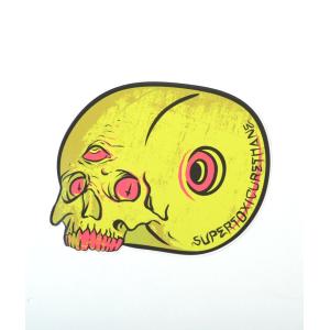 SUPER TOXIC URETHANE STICKER スーパー トキシック ウラセン ステッカー イエロー