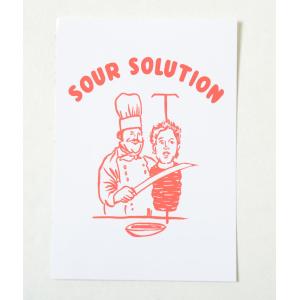 SOURSOLUTION STICKER サワーソリューション スケートボード ステッカー