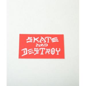 THRASHER SKATE AND DESTROY STICKERS スラッシャー SKATE AND DESTROY ステッカー レッド