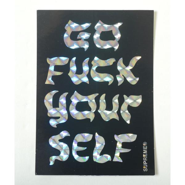 Supreme Go Fuck Yourself  Sticker シュプリーム ゴー ファック ユ...