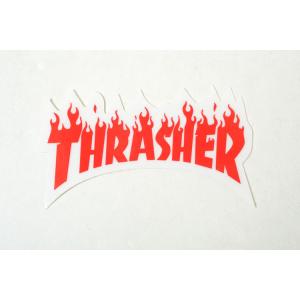 THRASHER STICKER スラッシャー ステッカー ファイヤーロゴ レッド 赤