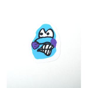 POLAR SKATE CO. ポーラ-- スケート カンパニー ステッカー ブルー フェイス　tbs-o-rama ARTWORK BY GORM BOBERG