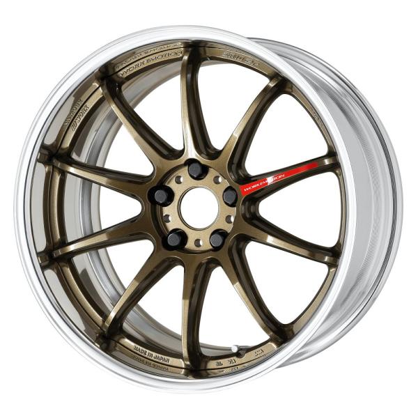 WORK エモーション ZR10 2P 19インチ×7.5J FRリム 5-100 5-114.3 ...