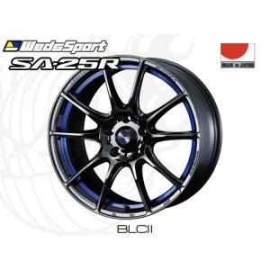 WedsSport SA-25R BLC2 F 18インチ×7.5J +45 5H-114.3 φ73 ウェッズ