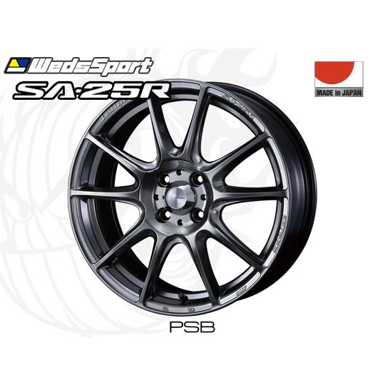 WedsSport SA-25R PSB F 17インチ×7J +48 5H-100 φ65 ウェッ...