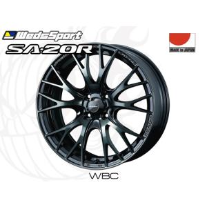 WedsSport SA-20R WBC 15インチ×6J +38 4H-100 φ65 ウェッズスポーツ ホイール 1本から送料無料 0072776 ワースブラッククリア 4549522453216 15x6J