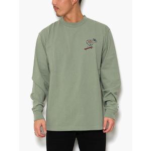 テス/ザエンドレスサマー TES -THE ENDLESS SUMMER- ロンT メンズ 長袖 ブヒ 犬 グリーン M-XL SHRED BUHI LONG SLEEVE T-SHIRT -GREEN-