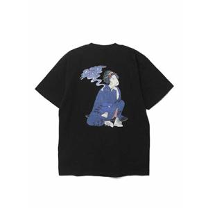 イーエスピーオリジナル E.S.P.ORIGINAL 半袖Tシャツ S-XLサイズ メンズ トップス UKIYO-E SS T-SHIRT -BLACK-｜ecoandstyle