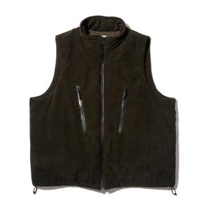 DeMarcoLab デルマコラボ コーデュロイベスト M Lサイズ オリーブ/グリーン/緑 トップス ジレ 撥水 ACTIVE CORD VEST -OLIVE-｜ecoandstyle