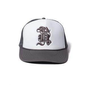 ナインパス 9PATH スナップバックキャップ チャコールグレー/灰色 帽子 メッシュ ロゴ TRACKER MESH CAP -CHARCOAL-｜ecoandstyle