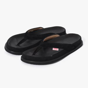 BEDWIN & THE HEARTBREAKERS ベドウィン レザーサンダル メンズ DOUBLE FOOT WEAR 25.5cm-26.5cm ブラック/黒 DOUBLE FOOT WEAR Ex.SANDAL "MAYTE" -BLACK-｜ecoandstyle