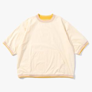 KELEN ケレン プルオーバーシャツ メンズ トップス Tシャツ ワイドシルエット 半袖 サイズ38 ネイビー/ホワイト "CHONS" CREW TOPS -2.COLOR-｜ecoandstyle