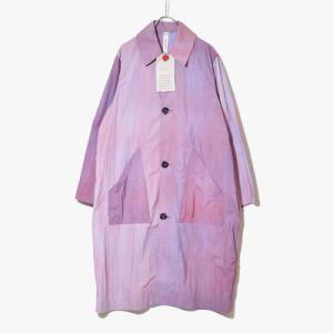 SHINYAKOZUKA シンヤコズカ ロングコート メンズ アウター アトリエコート ナイロン サイズM パープル/紫 ATELIER COAT -PURPLE-｜ecoandstyle