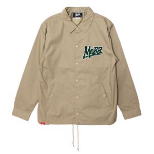 モブ MOBB コーチジャケット アウター ベージュ M-XLサイズ OG WAPPEN COACH JACKET -BEIGE-｜ecoandstyle