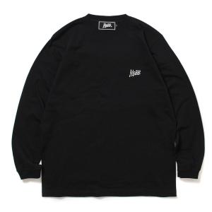 モブ MOBB ロゴ刺繍Tシャツ S,M,L,XLサイズ ブラック/黒 カットソー ロンT クルーネック 丸首 OG L/S T-SHIRT -BLACK-｜ecoandstyle