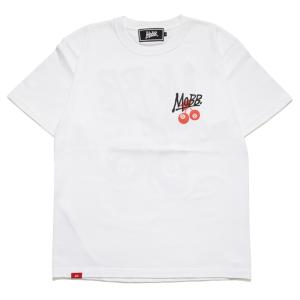 モブ MOBB Tシャツ カットソー 半袖 ロゴ ユニセックス ホワイト 白 8BALL CHERRY T-SHIRT -WHITE-｜ecoandstyle