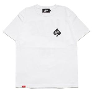 モブ MOBB Tシャツ カットソー 半袖 ロゴ ユニセックス ホワイト 白 SPADE T-SHIRT -WHITE-｜ecoandstyle