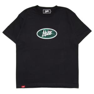 モブ MOBB Tシャツ カットソー 半袖 ロゴ ユニセックス ブラック　黒 LONG LIVE MOBB T-SHIRT -BLACK-｜ecoandstyle