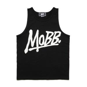 MOBB モブ タンクトップ トップス ピグメント ユニセックス 男女兼用 ブラック 黒  OG TANK TOP -BLACK-｜ecoandstyle