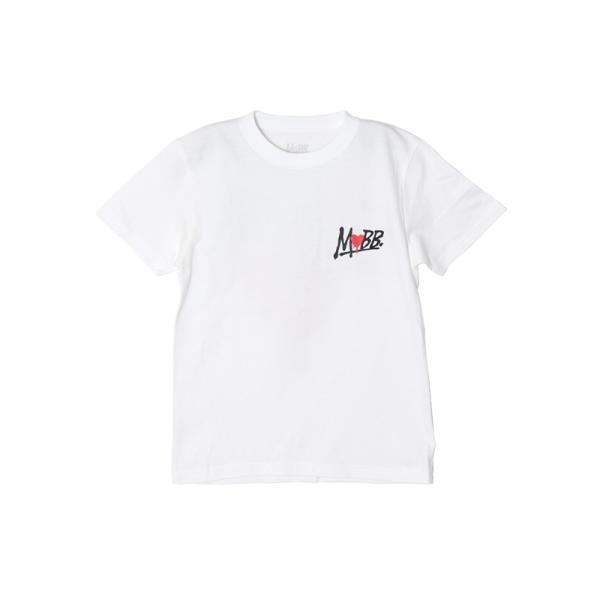 モブ MOBB リンガーTシャツ XS,S,Mサイズ ホワイト/白 カットソー 半袖 ロゴ チビT ...