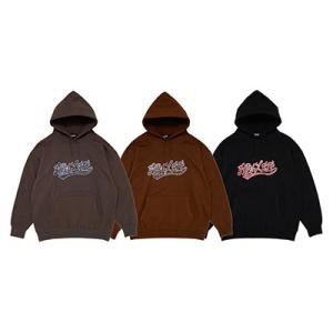 猛闘犬丸 デニムスエットジップパーカー、プルオーバーコットンパーカー 猛闘犬丸 DENIM SWEAT ZIP PARKER ／デニムスエットジップ