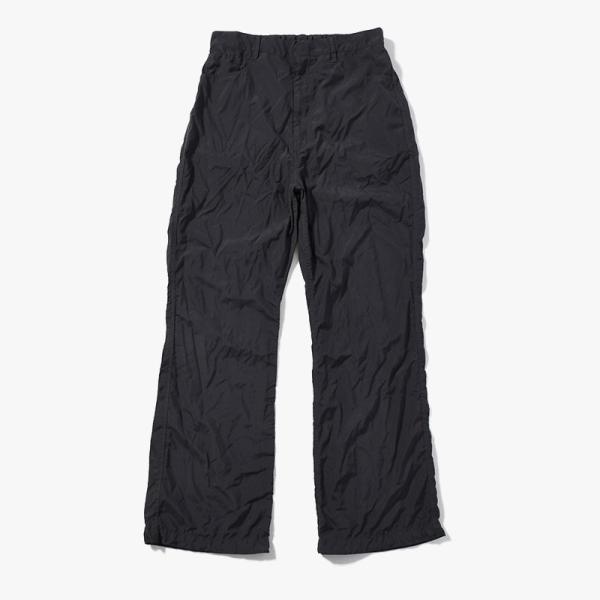 XS.S.M.L サイズ ナイロンパンツ ボトムス スリム 無地 軽量 フレアシルエット メンズ 長...