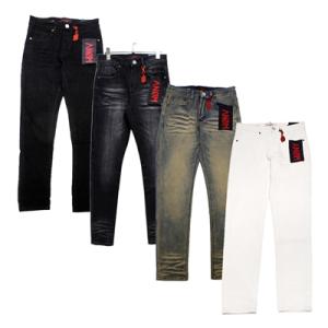 ANOM DENIM アノムデニム スキニージーンズ 28,30,32インチ ブラック/黒 デニム ...