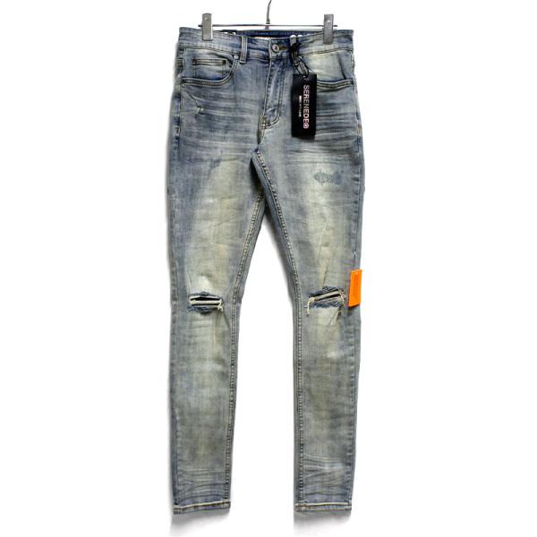 SERENEDE セレナーデ スキニーパンツ 28,30,32インチ ブルー/青 メンズ ボトムス ...