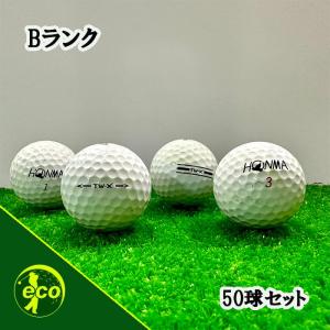 ロストボール ホンマ TW-X ホワイト 50球 Bランク TWX 中古 ゴルフボール ロスト HONMA エコボール｜ECOボール