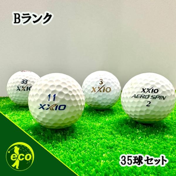 ロストボール ゼクシオ 各種混合 ホワイト 35球 Bランク 中古 ゴルフボール XXIO