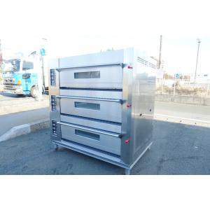 21年　ワールド精機　電気式　デッキオーブン　ベーカリーオーブン　AJEII-43YW-PPP　業務用　製パン　製菓　厨房　3相200V　送料別途見積り