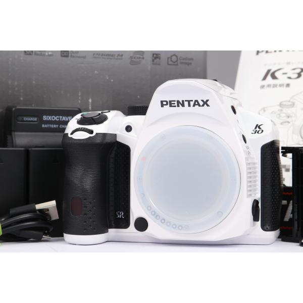 【 極美品 | 動作保証 】 PENTAX K-30 ボディ クリスタルホワイト 【 シャッター数 ...