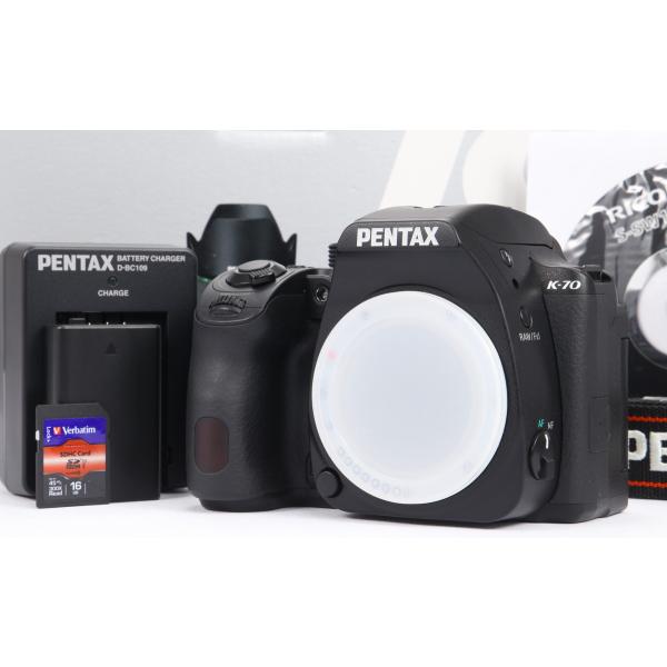 【 極美品 | 動作保証 】 PENTAX K-70 ボディ ブラック 【 シャッター数 わずか98...