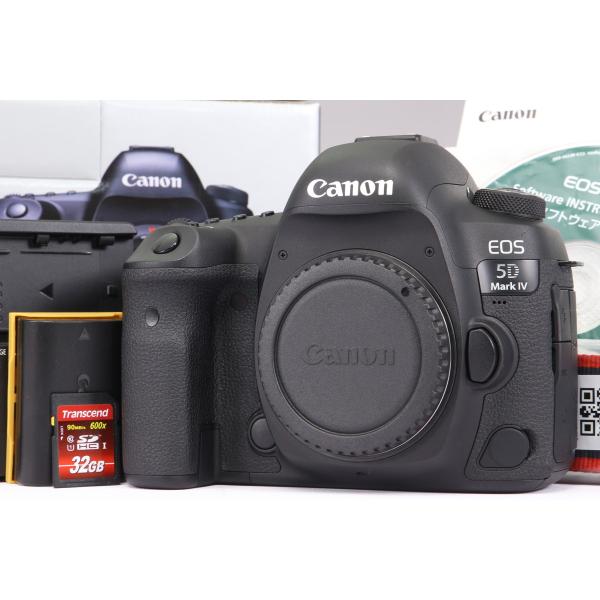 【 極美品 | 動作保証 】 Canon EOS 5D Mark IV ボディ 【 SDカード 32...