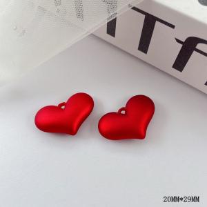 【2ケ】立体 ハート チャームパーツ バッグチ...の詳細画像5