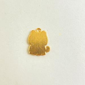 猫 リアル ネコチャームパーツ 金具 バックチ...の詳細画像2