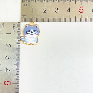 猫 リアル ネコチャームパーツ 金具 バックチ...の詳細画像3