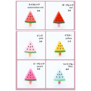 スイカバー アイスバー 三角形 立体リアル チ...の詳細画像5