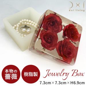 未使用　アスティエ　薔薇の小物入れ DXI Living アクセサリーケース ジュエリーボックス (バラ/ローズ) 未